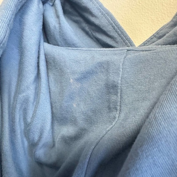 Coach New York Cotton Hoodie Blue Varsity Cursive C Size Large **See Description - Picture 9 of 13